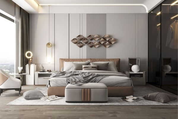 thiết kế phòng ngủ luxury