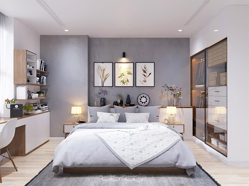 Cách trang trí phòng ngủ kiểu Hàn Quốc xinh xắn nhất 2023
