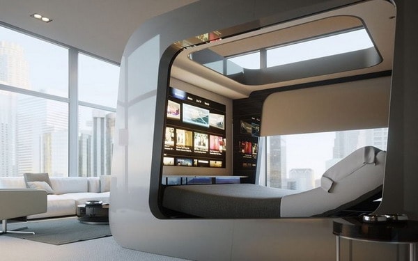 Hi-Tech Style in Interior Design | Minimalist living room design, High tech  interior, Contemporary living room design