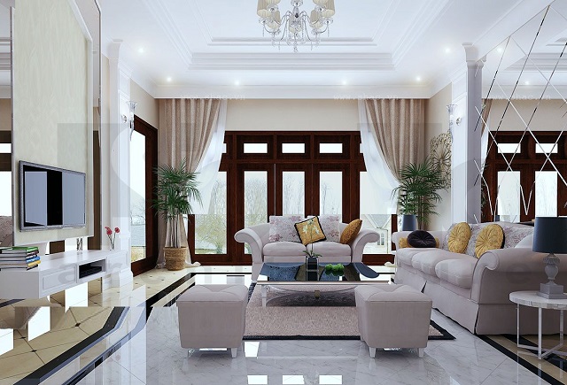 Những mẫu thiết kế nội thất phòng khách hiện đại đẹp