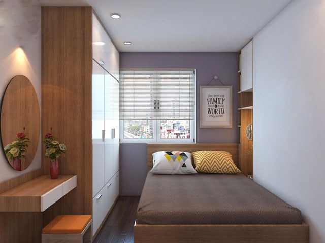 thiết kế phòng ngủ 10m2 đơn giản